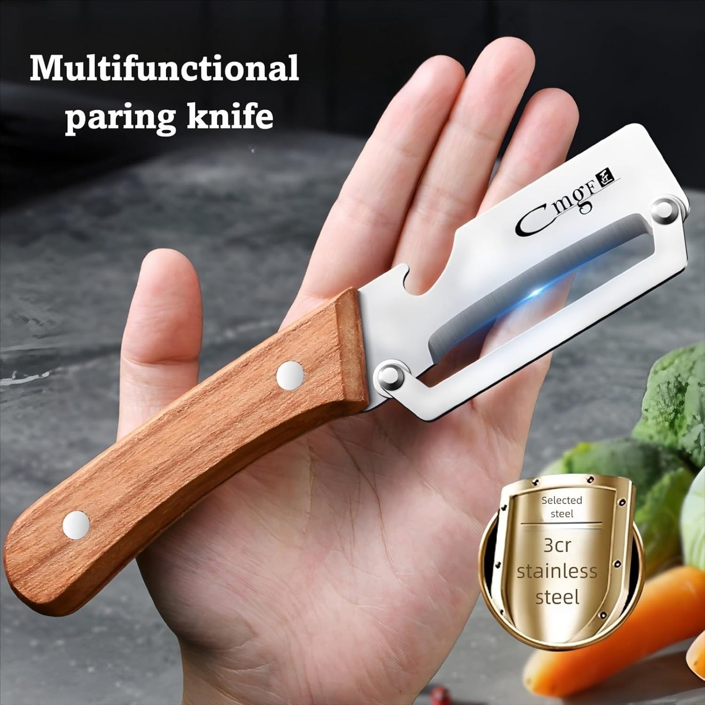 Everyday Wood Handle Peeler