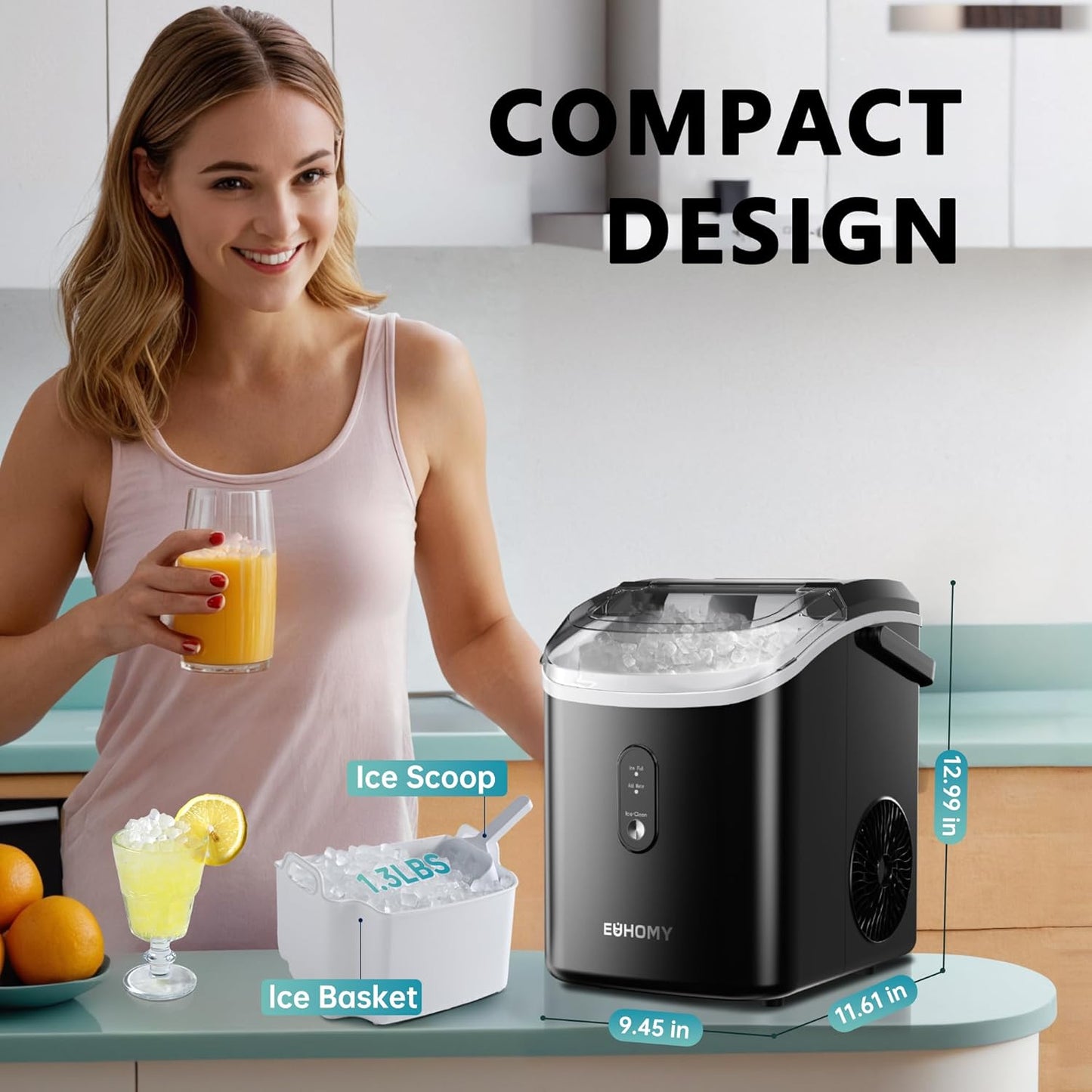 Nugget Ice Master Portable Maker